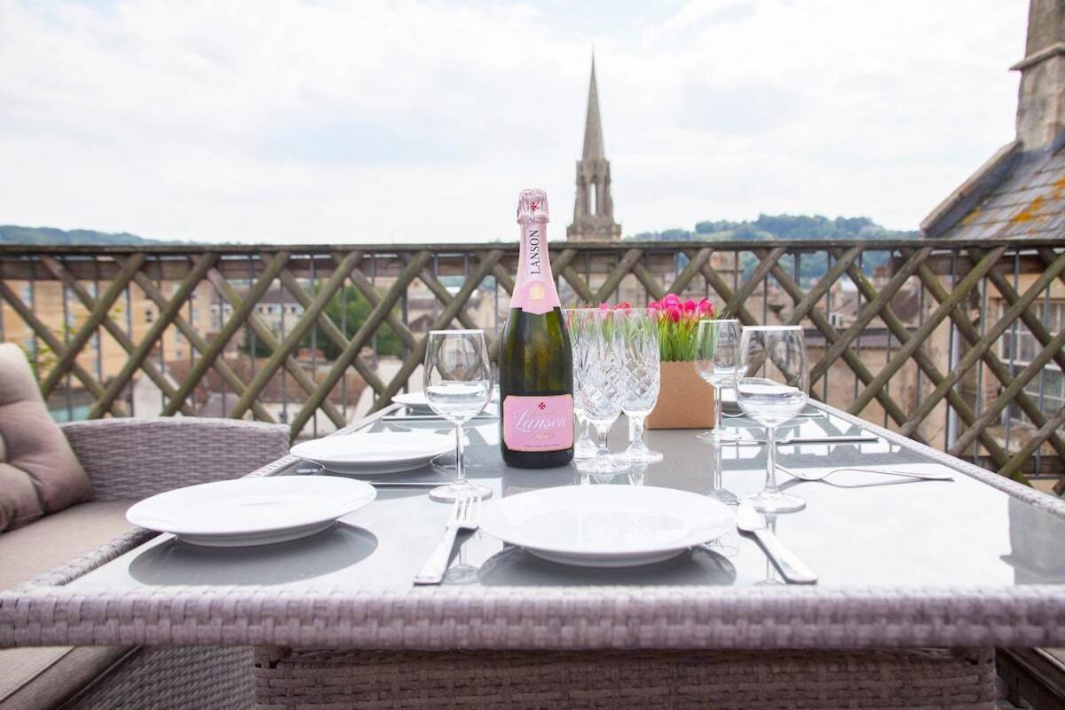 The Roof Terrace Maisonette - City Centre Бат Екстериор снимка