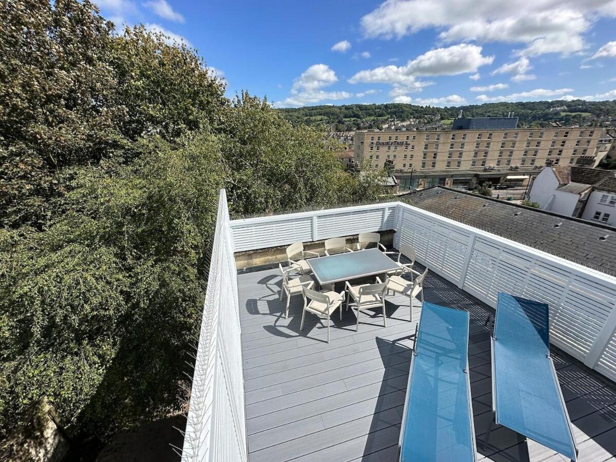 The Roof Terrace Maisonette - City Centre Бат Екстериор снимка
