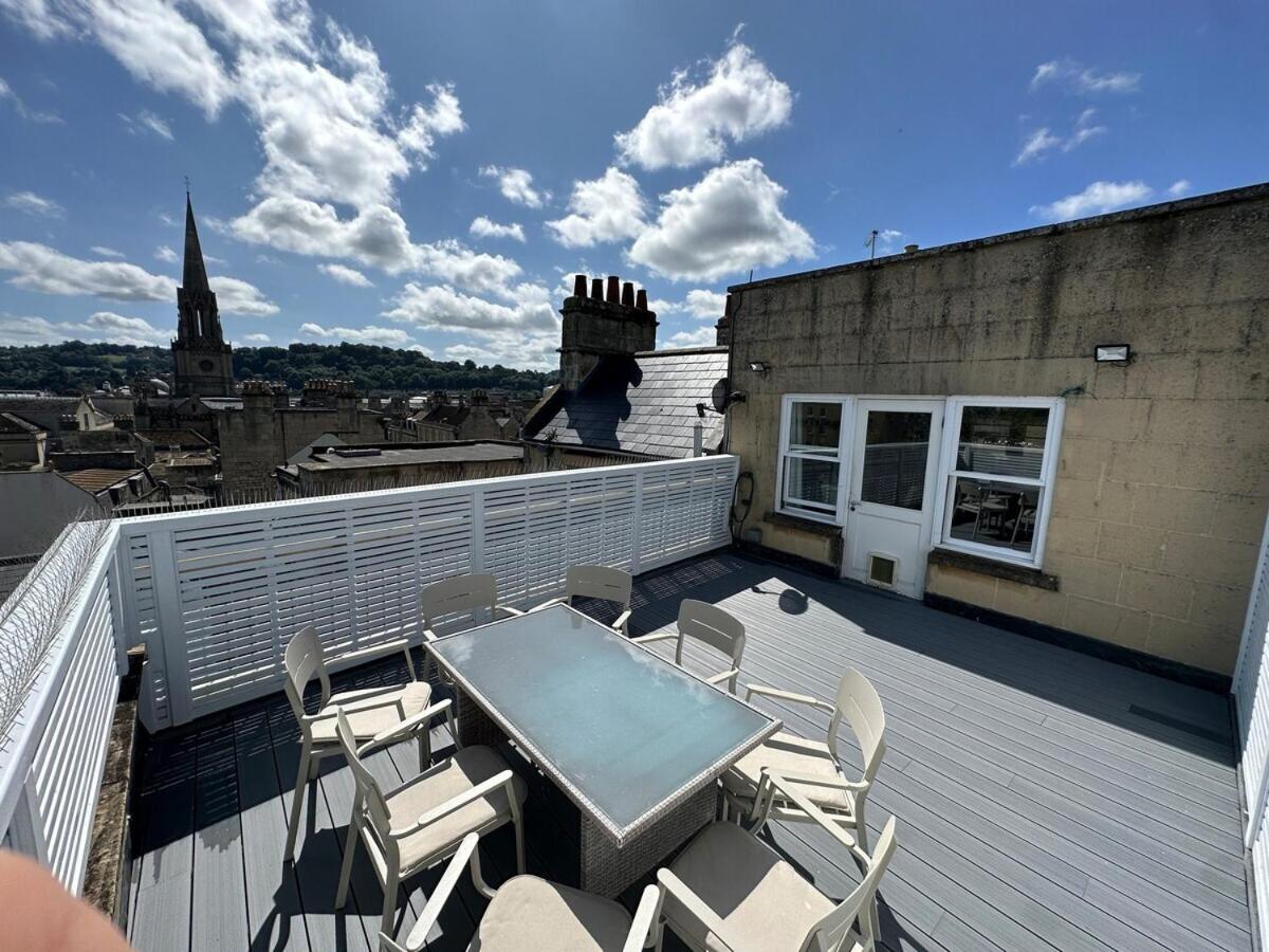 The Roof Terrace Maisonette - City Centre Бат Екстериор снимка